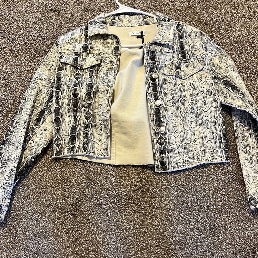 NWT snake print jacket